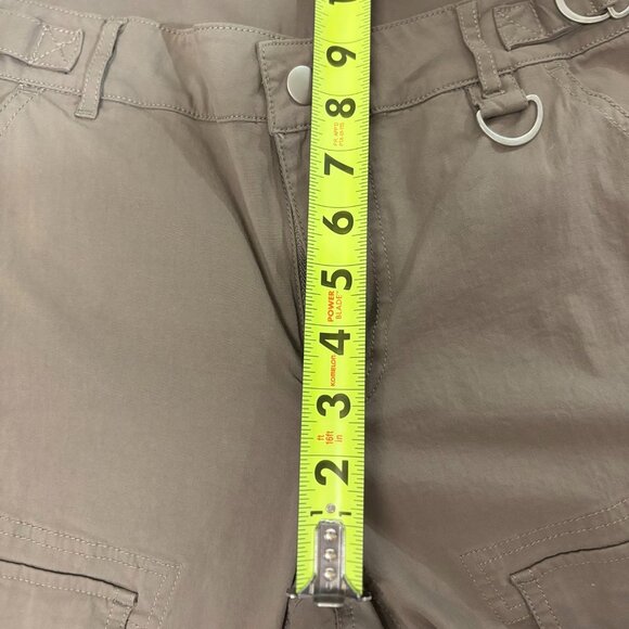 Adora Los Angeles Low-Rise Straight Cargo Pants- Khaki Tannish Olive- Size Small - Picture 13 of 15